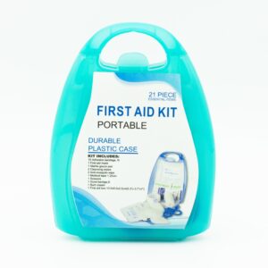 Durable Plastic Emergency First Aid Kit for Home and Travel