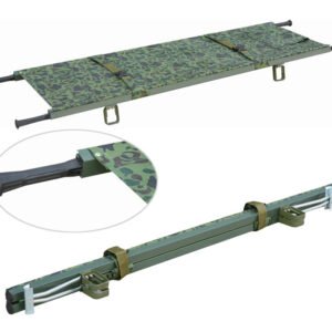 Aluminum alloy folding stretcher