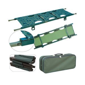 Aluminum alloy folding stretcher