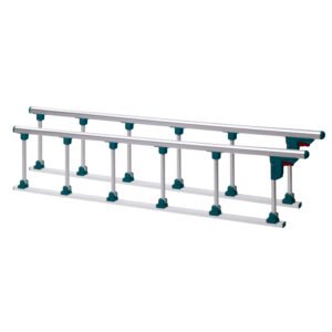 Hospital bed aluminum alloy guardrail