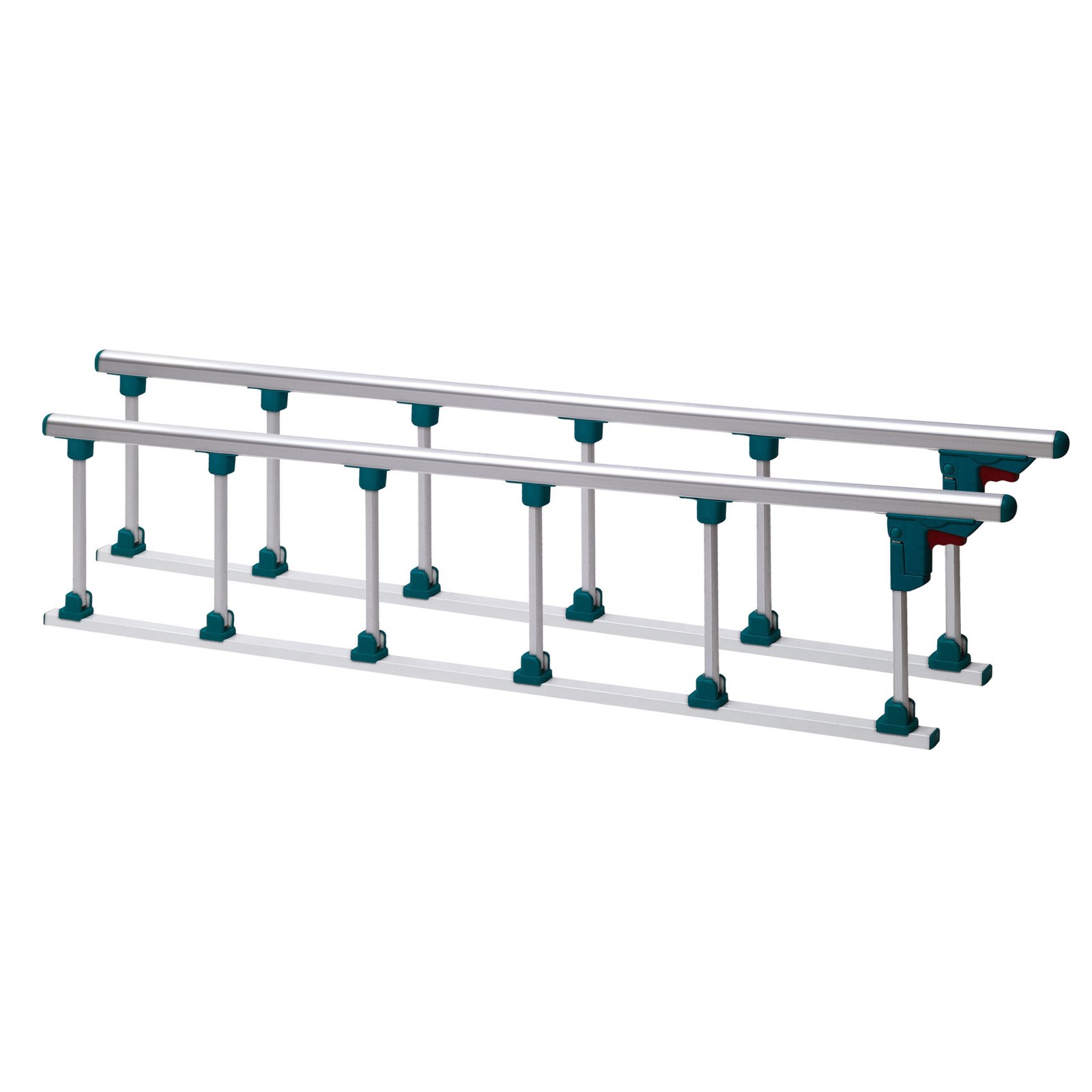 Hospital bed aluminum alloy guardrail